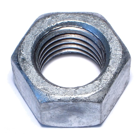 Midwest Fastener Hex Nut, 7/8"-9, Steel, Hot Dipped Galvanized, 145 PK 09662